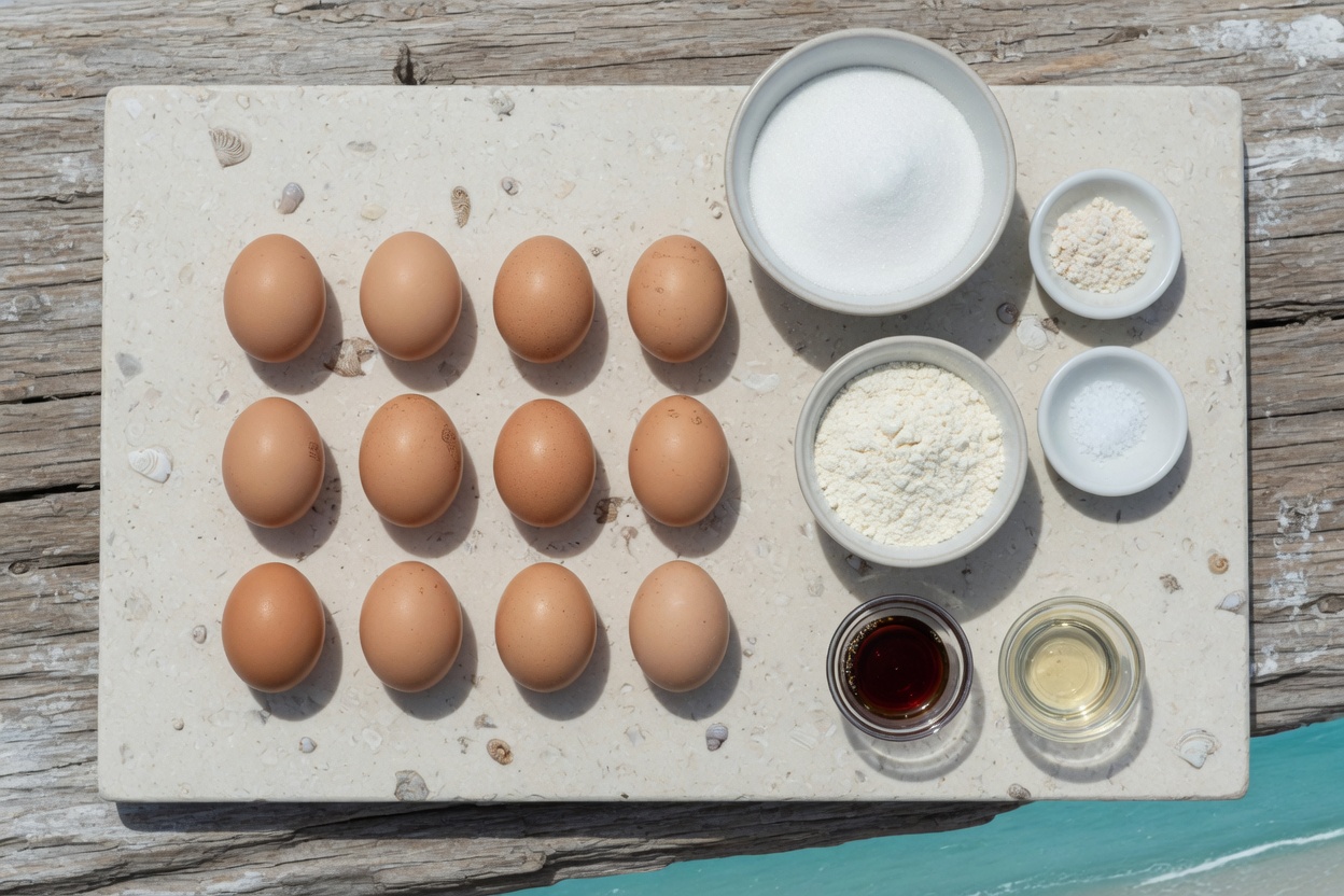 Ingredients for Angel Food Cake