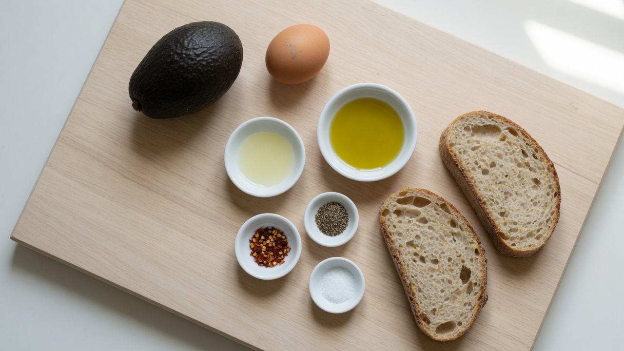 Ingredients for Avocado Toast