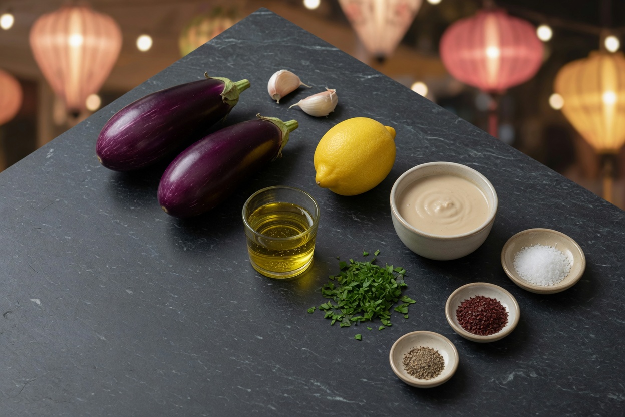 Ingredients for Baba Ganoush