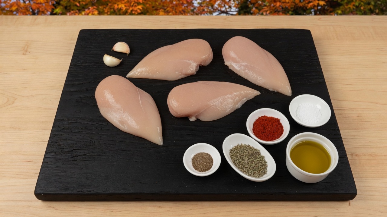 Ingredients for Baked Chicken Breast