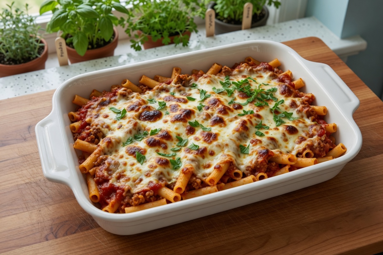 Baked Ziti. The GüdDish.