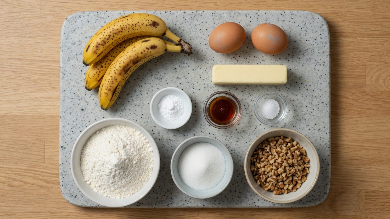 Ingredients for Banana Bread