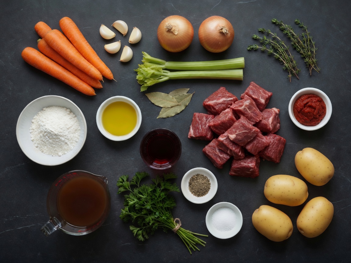 Ingredients for Beef Stew