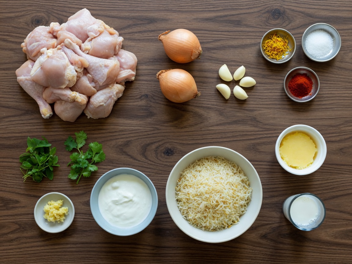 Ingredients for Biryani