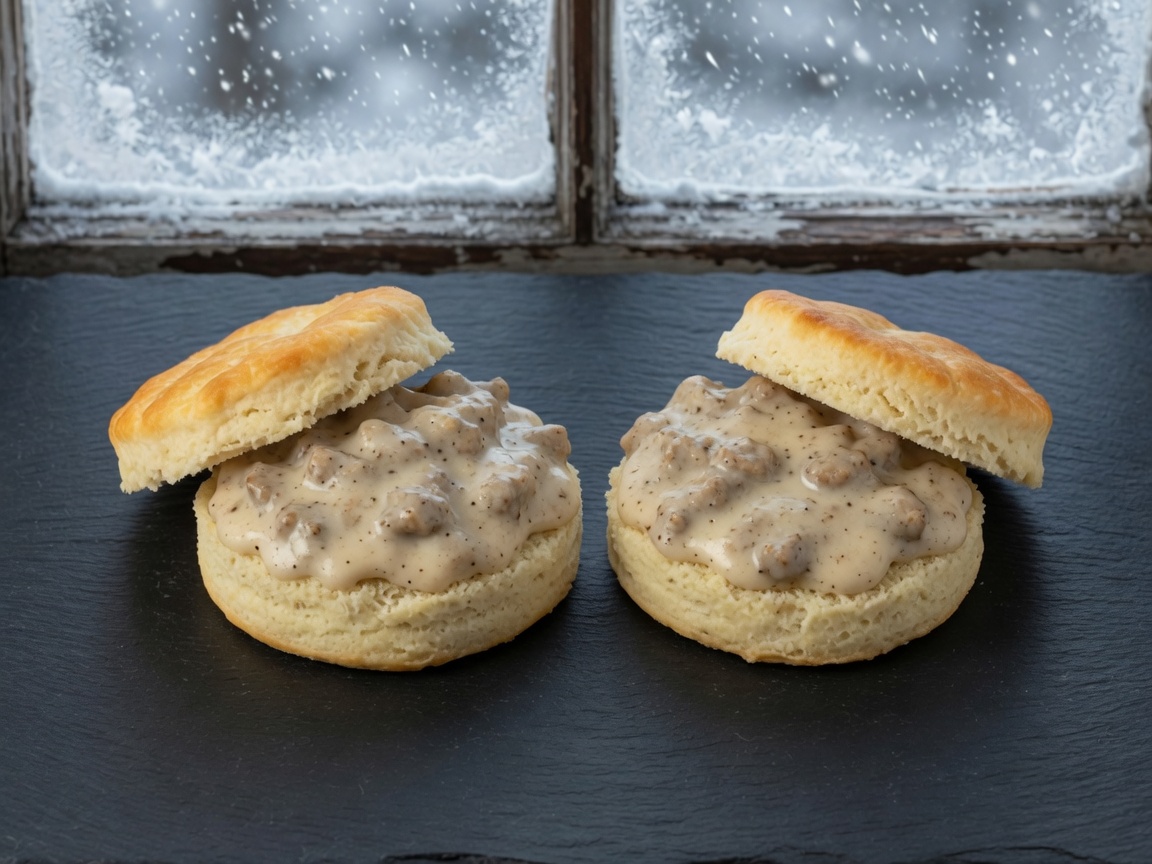 Biscuits and Gravy. The GüdDish.