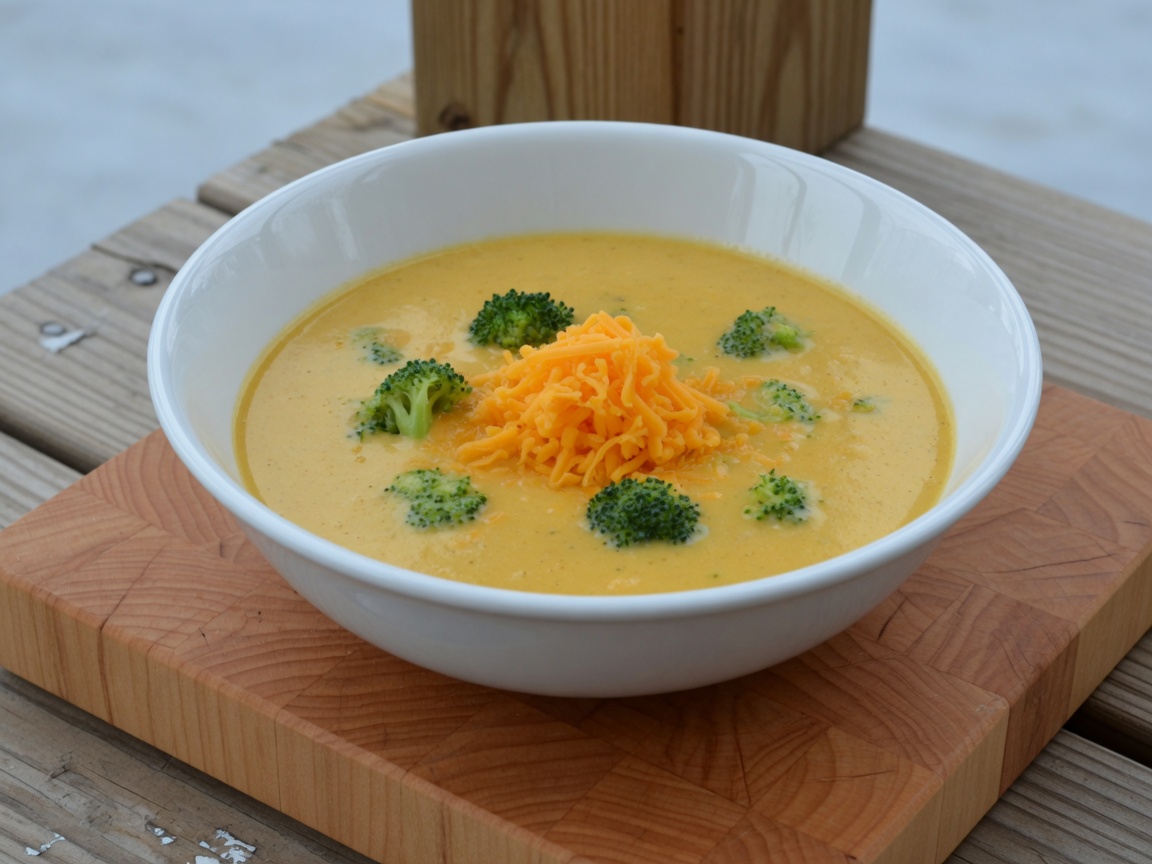 Broccoli Cheddar Soup. The GüdDish.
