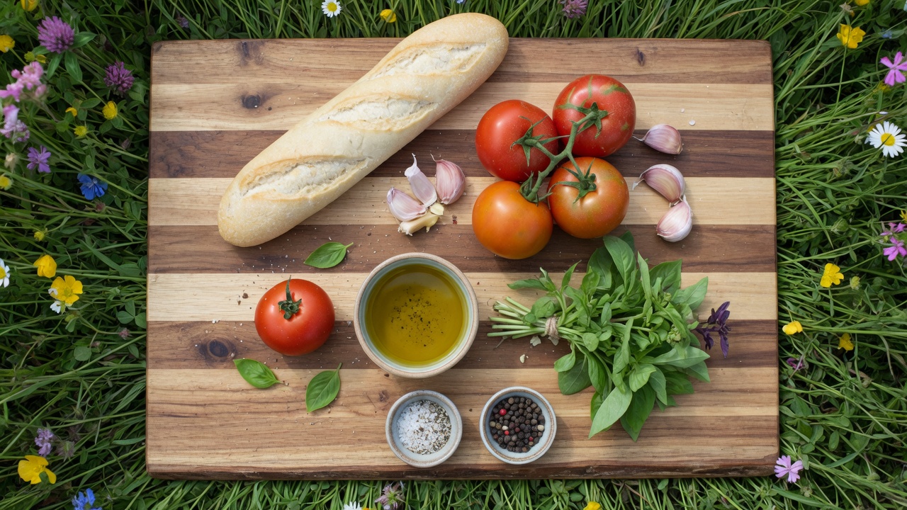 Ingredients for Bruschetta