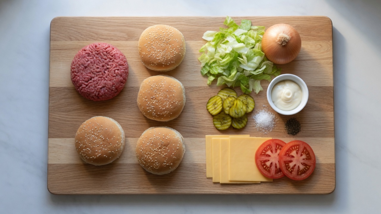Ingredients for Burgers