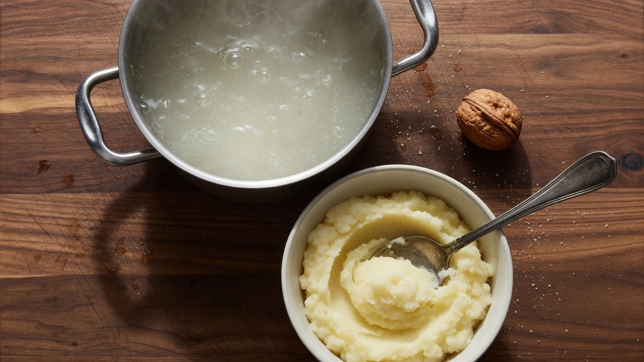Pecorino mashed into a thick paste