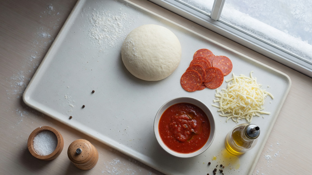 Ingredients for Calzone
