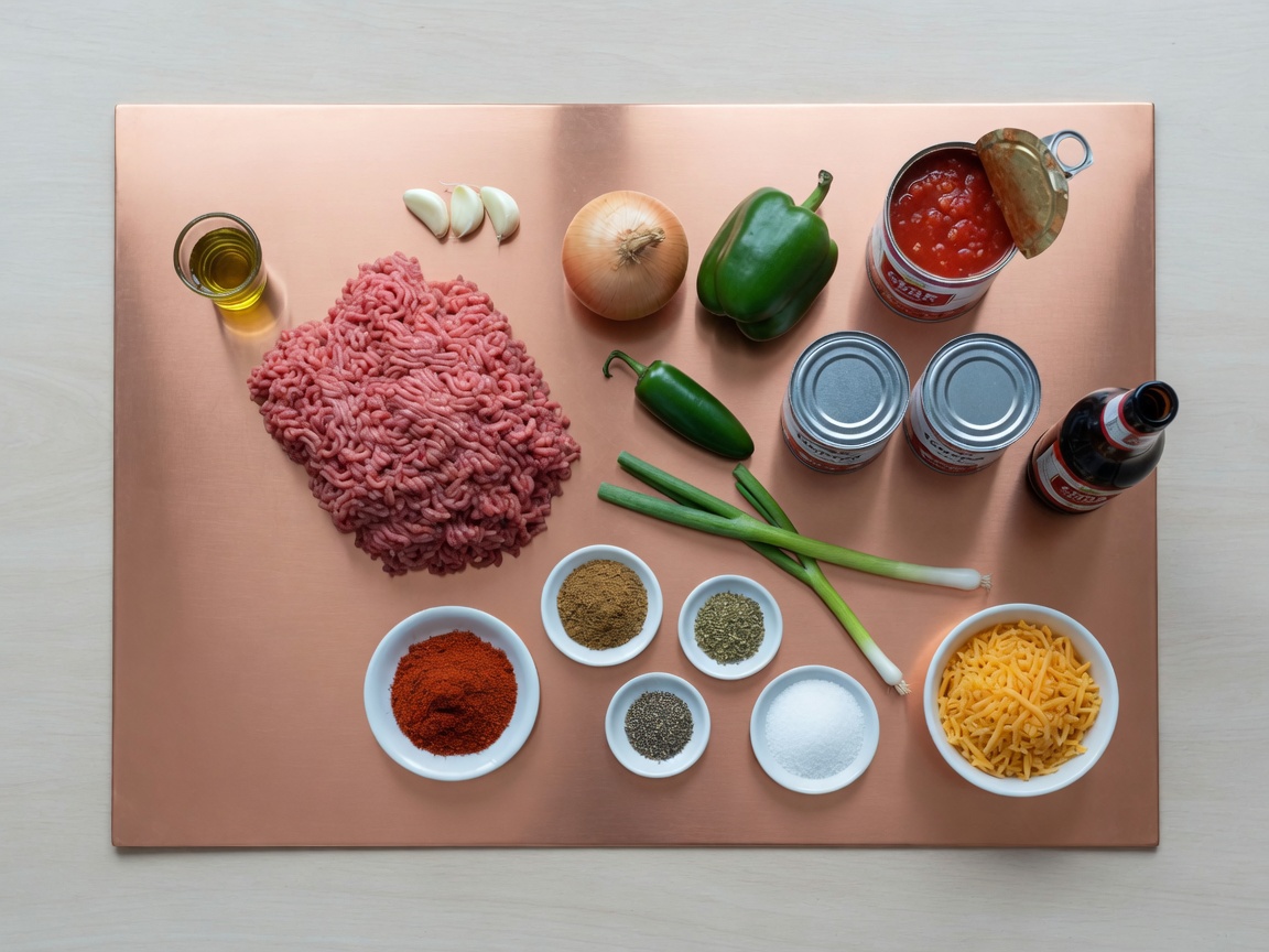 Ingredients for Chili