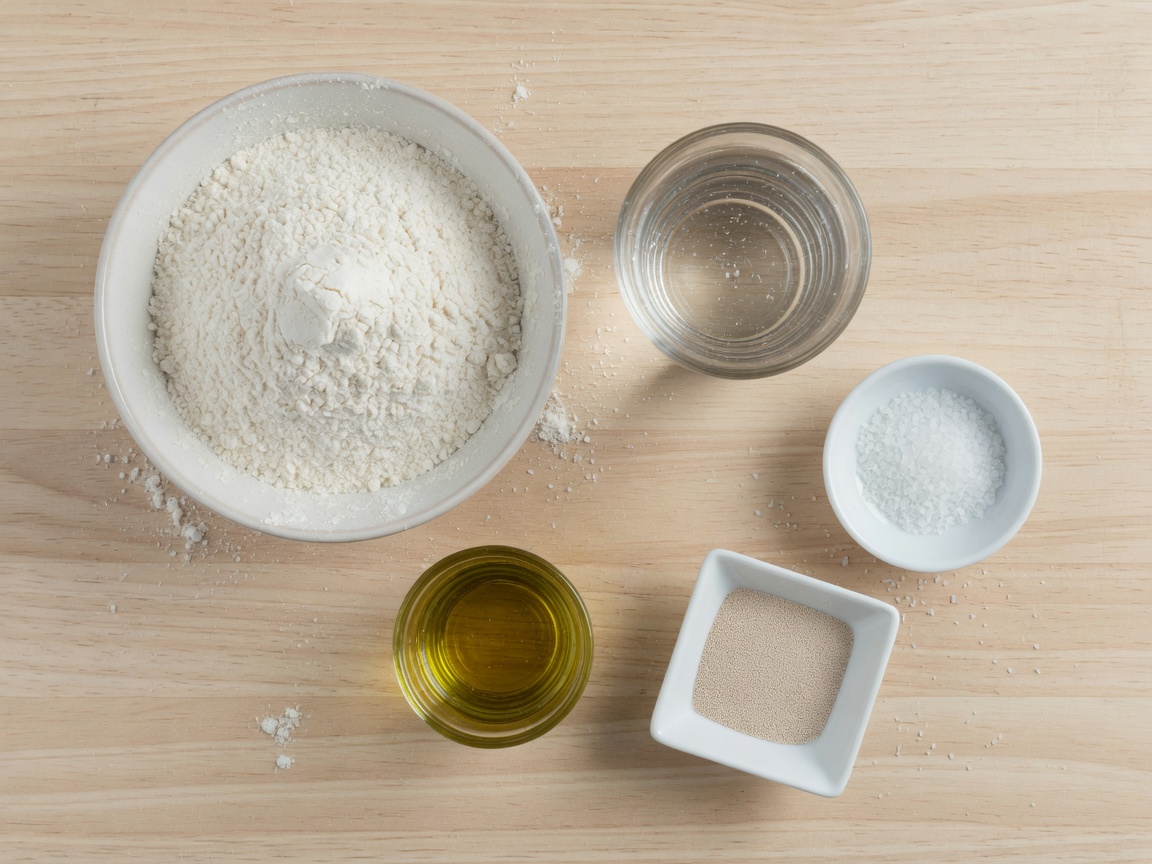 Ingredients for Focaccia