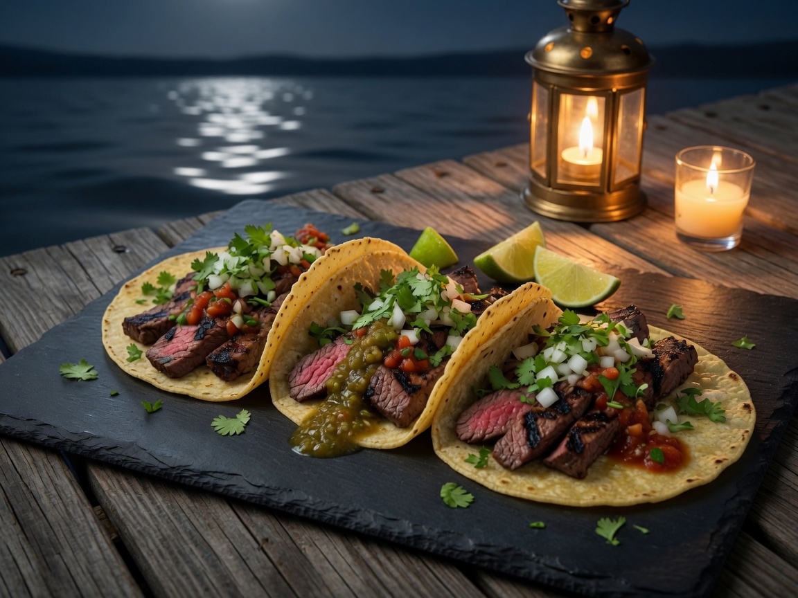 Grilled Steak Tacos. The GüdDish.