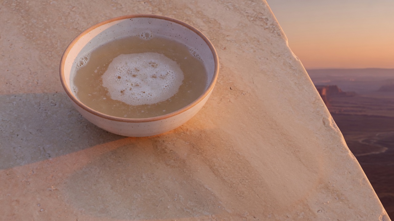 Yeast foaming in warm water