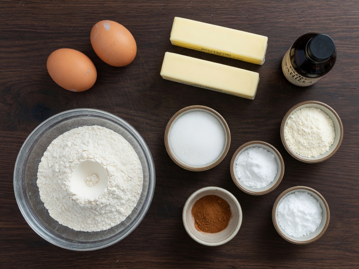 Ingredients for Snickerdoodles