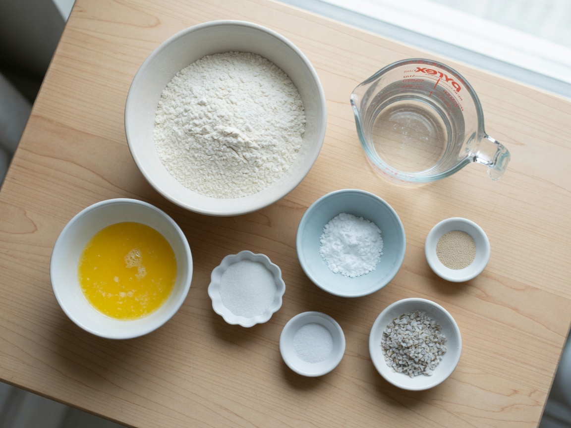 Ingredients for Soft Pretzels