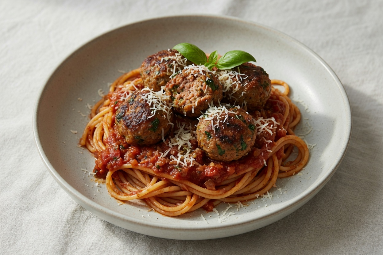 Spaghetti and Meatballs. The GüdDish.
