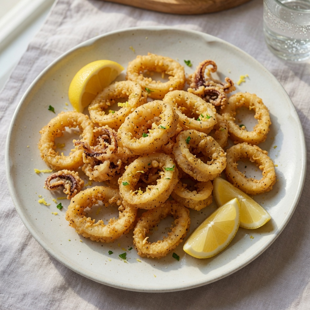 Illustration based on Calamari Fritti